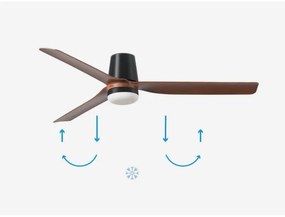 FARO 33831-1TW-LED Dimmelhető ventilátor PUNT TUB M LED/18W/230V 3000/4200/6500K + távirányító