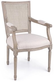LILIANE bézs szék karfával