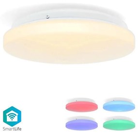 Nedis WIFILAC35WT - LED RGBW Dimmelhető lámpa LED/18W/230V 2700-6500K IP44 Wi-Fi