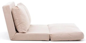 Krémszínű kinyitható kanapé 120 cm Taida – Balcab Home