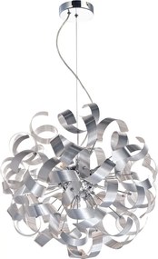 Dar lighting glamour modern függeszték rawley eloxált alumínium csiszolt króm darraw1350