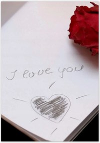 Poszterek 70x100 Nőnap Ajándék Love