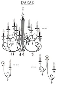 Jupiter 1600 - DK K1 CH - Fali lámpa DAKAR E14/40W