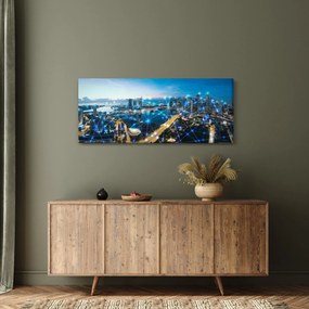 Kép - Városhálózat (120x50 cm)