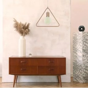 Csillár zsinóron 1xE27/60W/230V háromszög