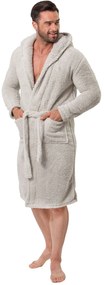 Teddy Grey Men fürdőköpeny S/M