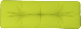 vidaXL élénkzöld szövet raklappárna 120 x 40 x 12 cm