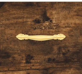 füstös tölgy színű szerelt fa éjjeliszekrény 40 x 35 x 47,5 cm