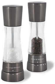 Cole&Mason DERWENT 2 részes só- és borsőrlő szett, 19 cm, antracit