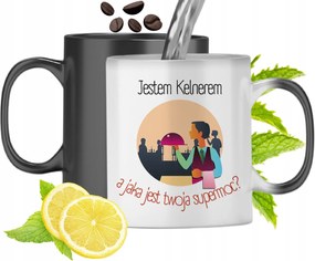 Mágikus Bögre Pincérnek Színváltós, fényképes nyomattal