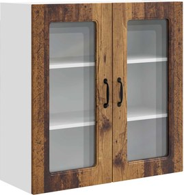 vidaXL Konyhaszekrény tárolóval Kalmar Öreg fa 80 x 31 x 80 cm Faanyag