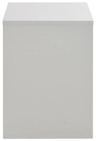 szürke öltözőasztal tükörrel és ülőkével 104 x 45 x 131 cm