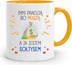 A Sárga Bögrének Mások Azért Dolgoznak, Mert fényképes nyomattal Kell