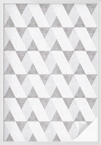 Ablakfólia öntapadós Adatvédelem Szürke háromszögek 100x146 cm