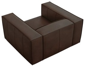 Sötétbarna bőr fotel Madame – Windsor &amp; Co Sofas