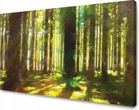 Vászonkép Olajerdő Fák Fény Természet 90x60 cm