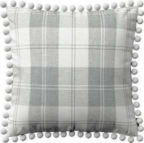 Párnahuzat 45x45 kockás szürke-fehér