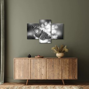 Kép - Részlet egy virágot beporzó pillangóról (90x60 cm)