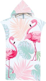Strandponcsó FLAMINGÓ színes 80x145 cm