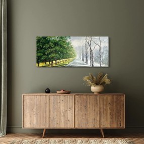 Kép - Tél versus nyár (120x50 cm)