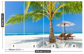 Fotótapéta trópusi tengerpart 104x70 cm