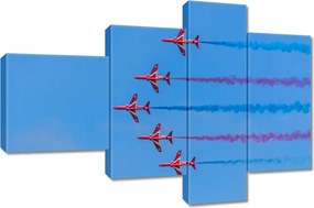 Vászonkép 100x70 Repülőgépek bemutató