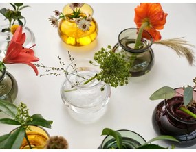 Kézzel készített üveg váza (magasság 9 cm) Inu – Zone