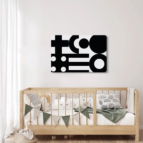 Kép - Geometriai absztrakció N⁰3 (90x60 cm)
