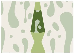 Kép - Hippik, lávalámpa (70x50 cm)