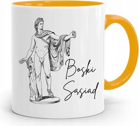 Szomszédnak Sárga Ajándék Bögre fényképes nyomtatással