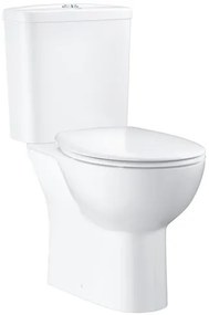 Kombinált wc Grohe Bau Ceramic alpesi fehér hátsó kifolyással 39604000