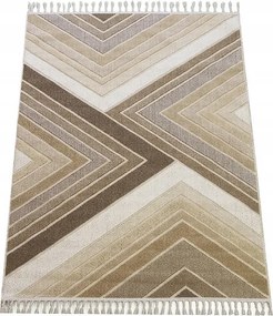 Szőnyeg 200x290 Boho Nappali Hálószoba Bézs Berber