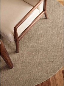 Bézs kézi szövésű gyapjú kerek szőnyeg ø 200 cm Greenwich – Ted Baker