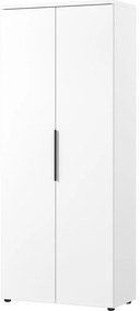 Fehér ruhásszekrény 81x197 cm Mailand – Germania