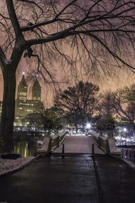 Poszter 40x60cm Esti kilátás a Central Parkra, Assaf Frank