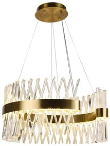 LED állítható fényerejű csillár kábellel LED/130W/230V 3000-6500K arany + DO