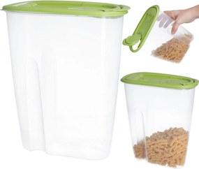 Ömlesztett élelmiszer tároló doboz pehely 2,2 l