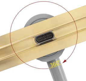 Zuhanylefolyó REA Neox Slim pro Brush Gold 70