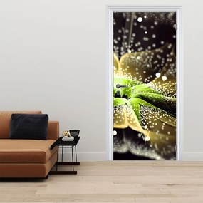 Fotótapéta ajtóra - Virágos részlet (95x205cm)