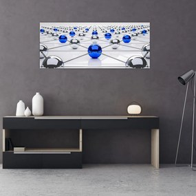 Összekapcsolt gömbök képe (120x50 cm)