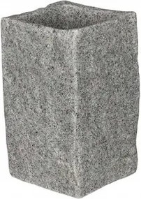 Fürdőszobai Fogkefetartó Bögre Paszta Szürke 11 CM