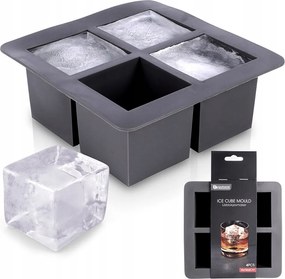 Szilikon öntőforma nagy jégkockákhoz nagy kockák XXL