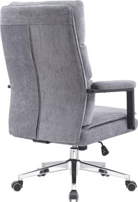 Irodai szék, szürke/króm, ZAVIER