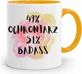 Őrző-védő Bögre Sárga Ajándék fényképes nyomattal