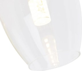 Okos fali lámpa arany üveggel, WiFi-vel, G9-es foglalattal - Elien