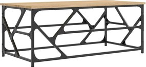 vidaXL sonoma tölgy színű szerelt fa dohányzóasztal 100x50x40 cm