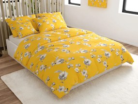 Mikroszálas ágyneműhuzat YELLOW ROSE sárga Ágyneműhuzat mérete: 70 x 90 cm | 140 x 220 cm