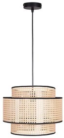 Csillár zsinóron TAKARA 1xE27/20W/230V átm. 40 cm bézs