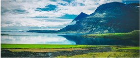 Egy tó hegyekkel képe (120x50 cm)