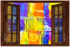 Poszterek 60x40 Absztrakt Paradicsommadár